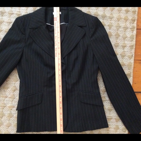Sharp SEMANTIKS fully lined blazer Blk pinstripe - Picture 5 of 8